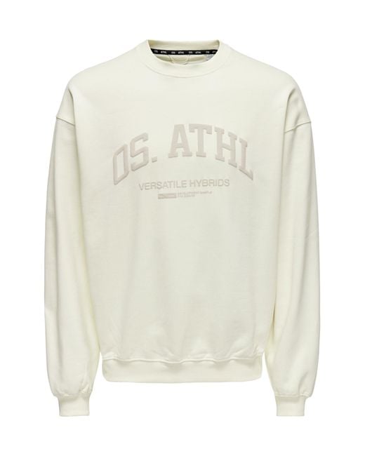 Only & Sons Pullover in White für Herren