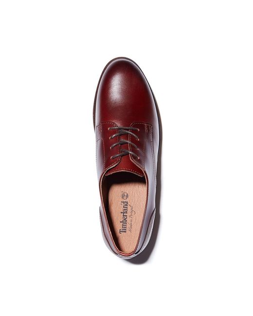 Timberland Cambridge Square Slip-On Nubuck Leer Brogues A2G1Z in het Red