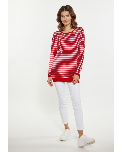 Usha Jumper Rood Wit in het Red
