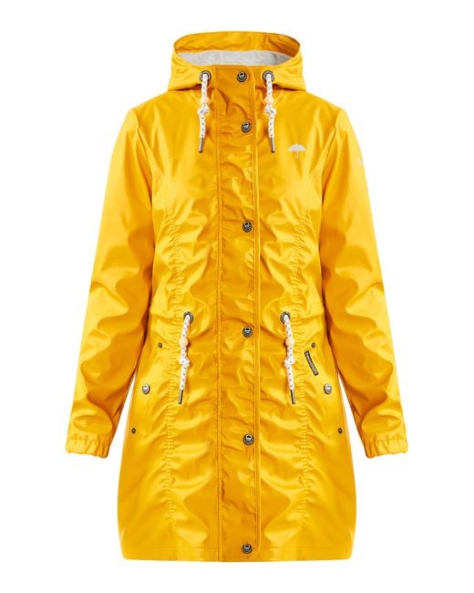 Schmuddelwedda Mackintosh Dames Mosterd in het Yellow