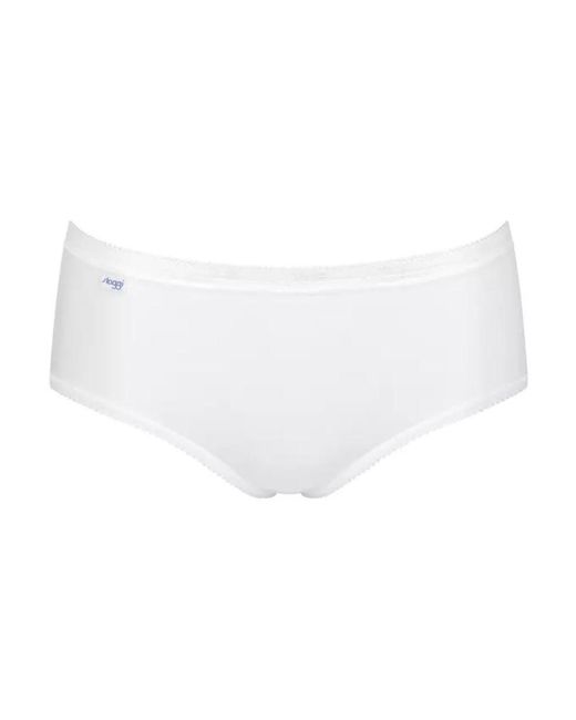 Sloggi Basic+ Midi 4-Pack Multi-Colour V015 in het Blue