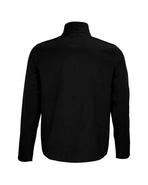 Sol's Falcon Soft Shell Jas in het Black voor heren