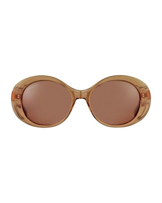 Serengeti Brown Ss541004 55 Bacall Sunglasses