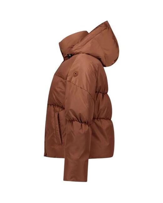 Airforce Maya Puffer Jacket Tottoise Shell in het Brown