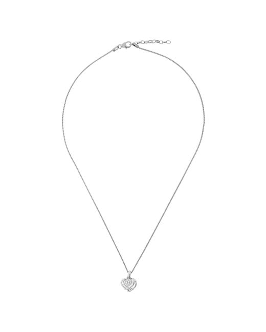 Orphelia Metallic 'Anni' 925 Sterling Chain With Pendant