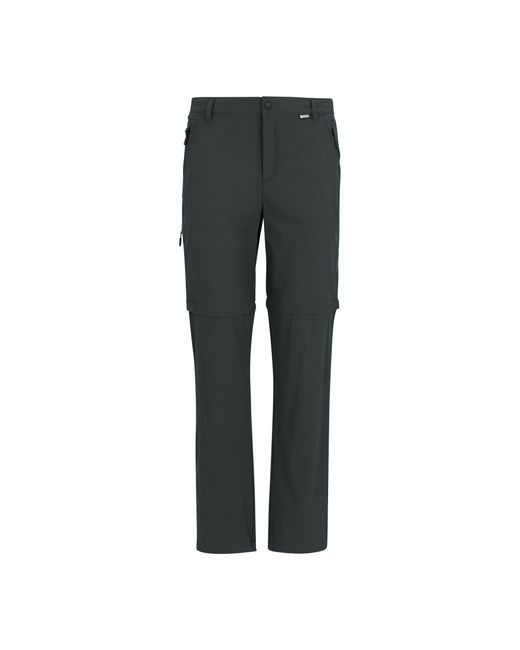 Regatta Gray Lightweight Insect Repellent Travel Cargo Trousers (Ash) for men
