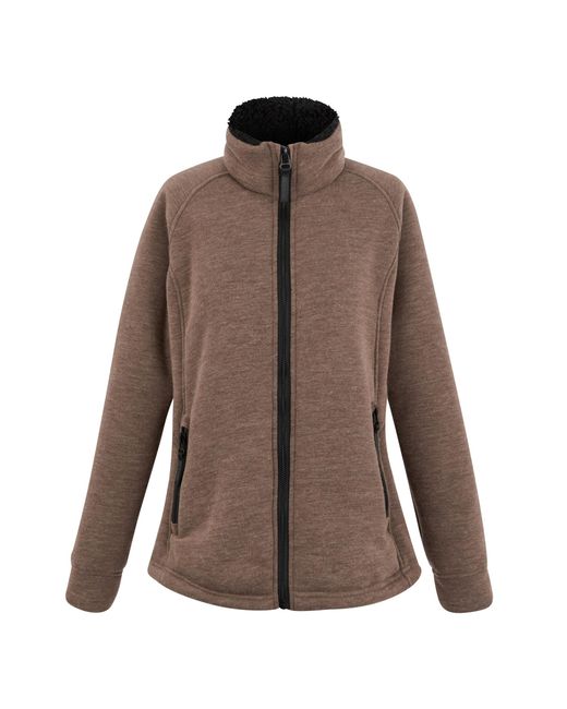 Regatta Brown Ladies Emilde Full Zip Fleece Jacket