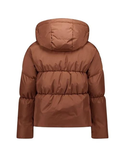 Airforce Maya Puffer Jacket Tottoise Shell in het Brown