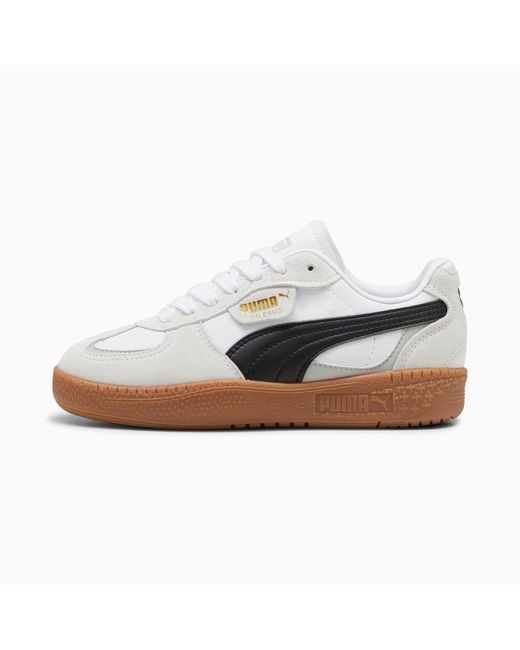 PUMA White Palermo Moda Leder Sneaker