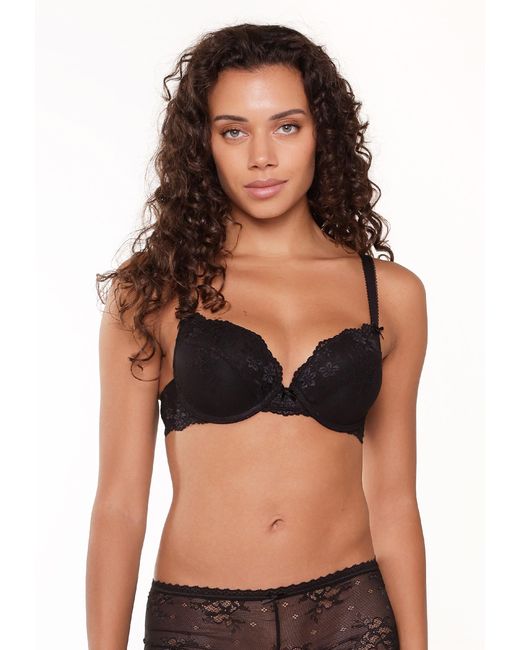Lingadore Black Daily Push Up Bra