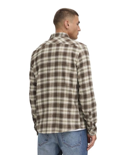 Solid Shirt in het Gray voor heren
