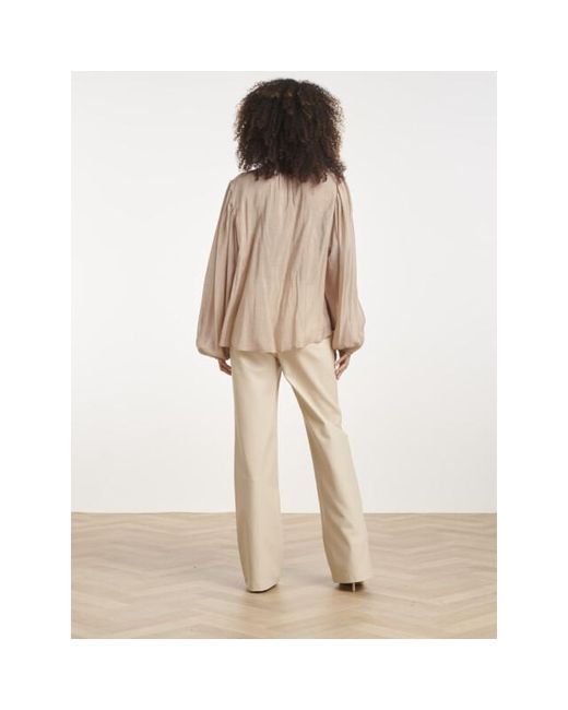 Smashed Lemon Lemon Blouse Stone in het Natural