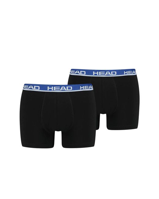 Head Basic Boxer 2P Boxershorts in het Black voor heren