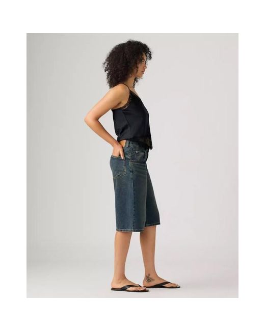 Levi's Super Baggy Jorts in het Blue