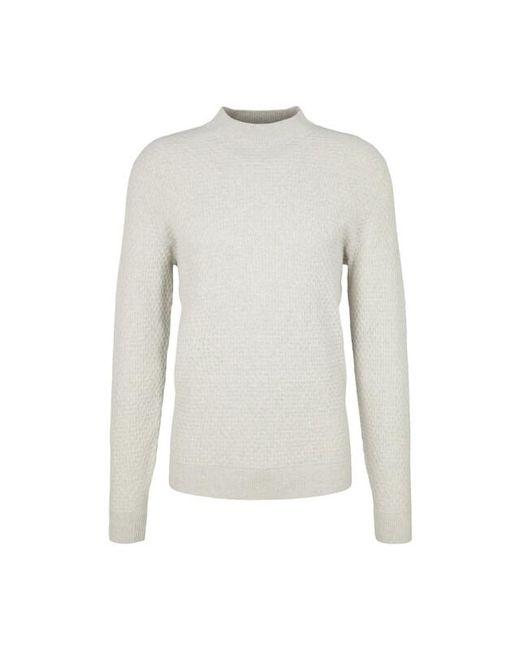 Tom Tailor Structured Crew Neck Licht in het Gray voor heren