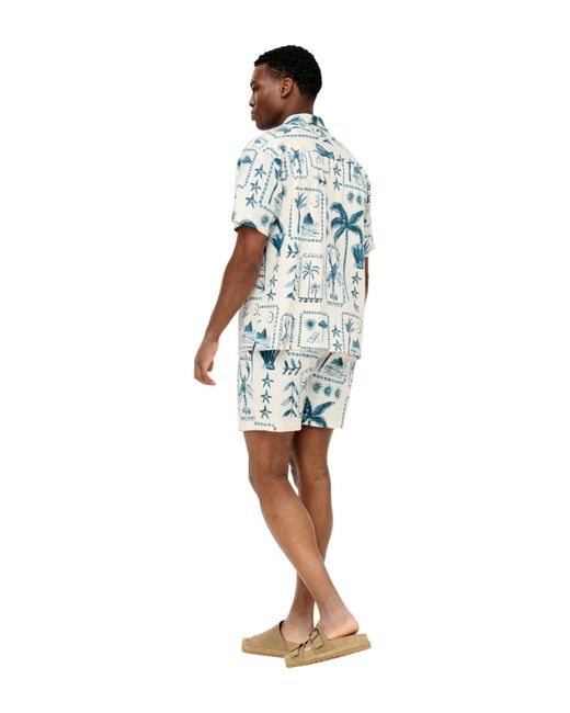 Only & Sons Shorts in het Blue voor heren