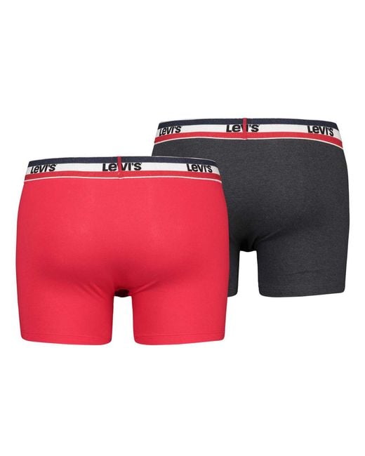 Levi's Boxershorts in het Red voor heren