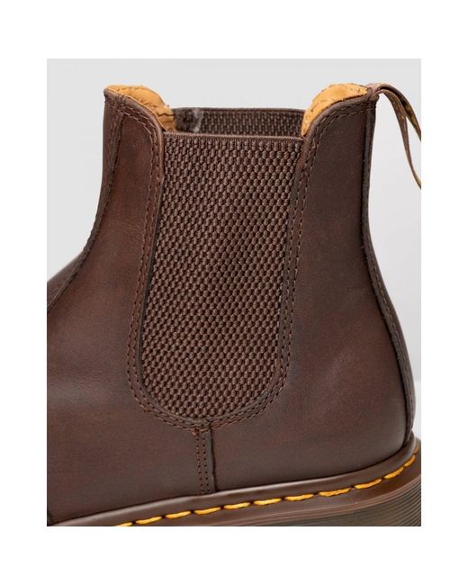 Dr. Martens Shop Voor 2976 Ys Crazy Horse Bruine Laarzen in het Brown