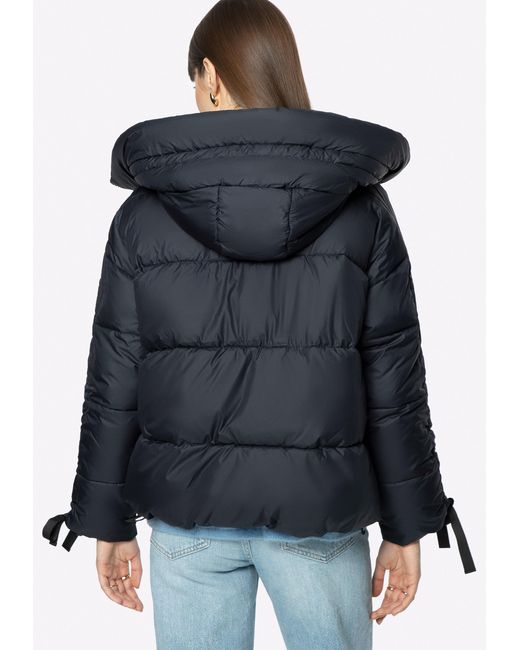 Wittchen Oversized Gewatteerde Jas Met Manchetten Aan De Mouwen in het Blue