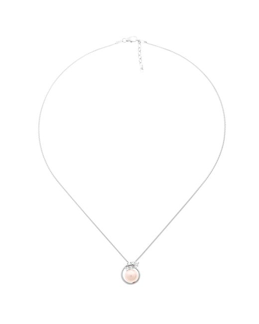 Orphelia Metallic 'Alanna' 925 Sterling Set: Chain-Pendant + Earrings