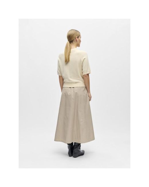 Object Objlaney Rubin Ss Pullover Noos in het Natural