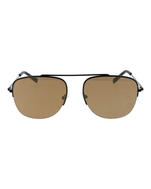 Champion Metallic Brown Metal Sunglasses for men