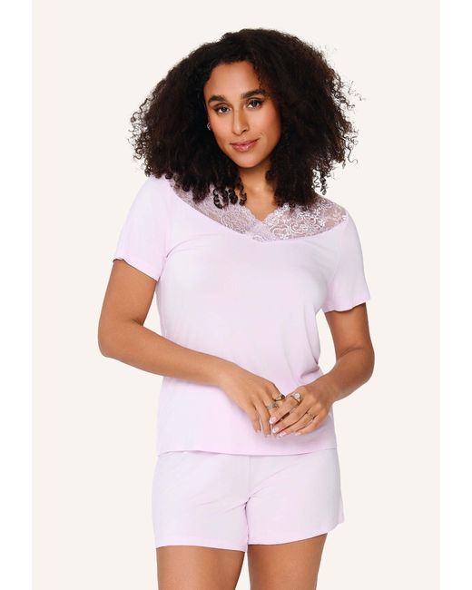 Lingadore Shortama Set in het Pink