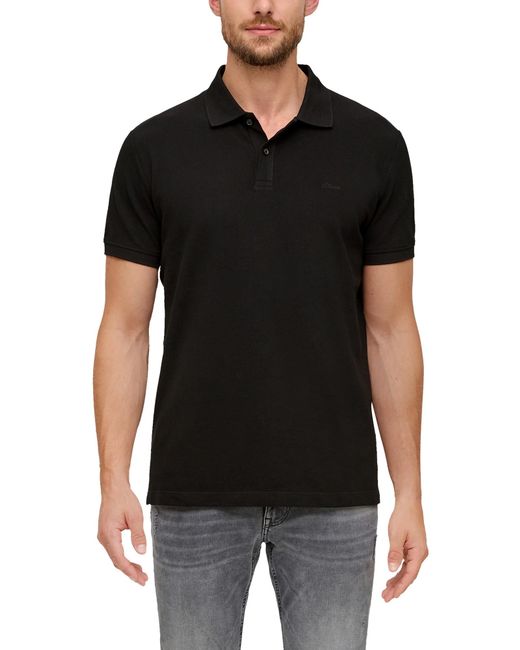 S.oliver Polo in het Black voor heren