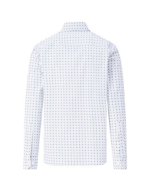 Campbell Casual Overhemd Donker in het Blue voor heren