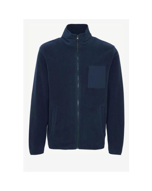 Blend Fleecevest in het Blue voor heren