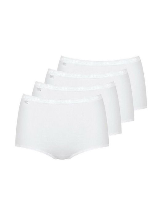 Sloggi Basic+ Maxi 4-Pack in het White
