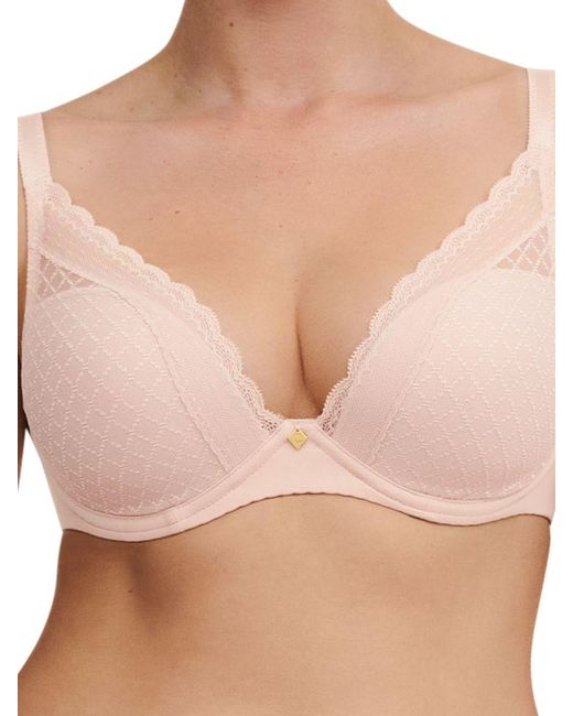 Chantelle Natural Norah Chic Plunge T-Shirt Bra