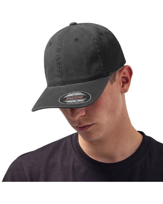 Flexfit Black Dad Baseballkappe