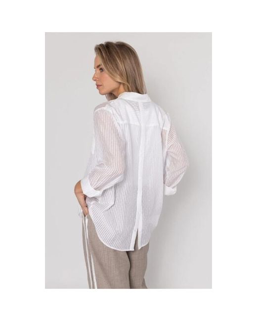 Poools E Blouse 613155 in het White
