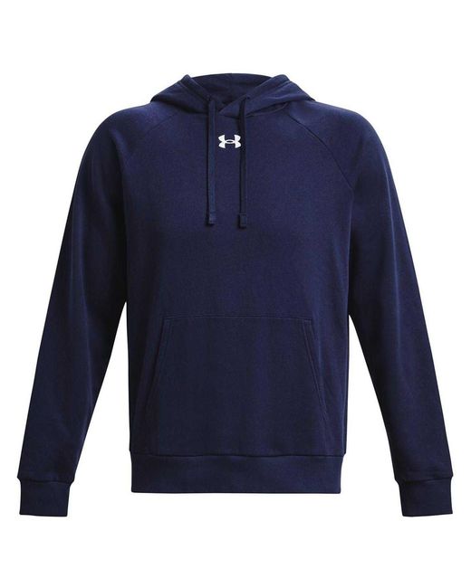 Under Armour Blue Fleece Hoodie (Midnight) for men