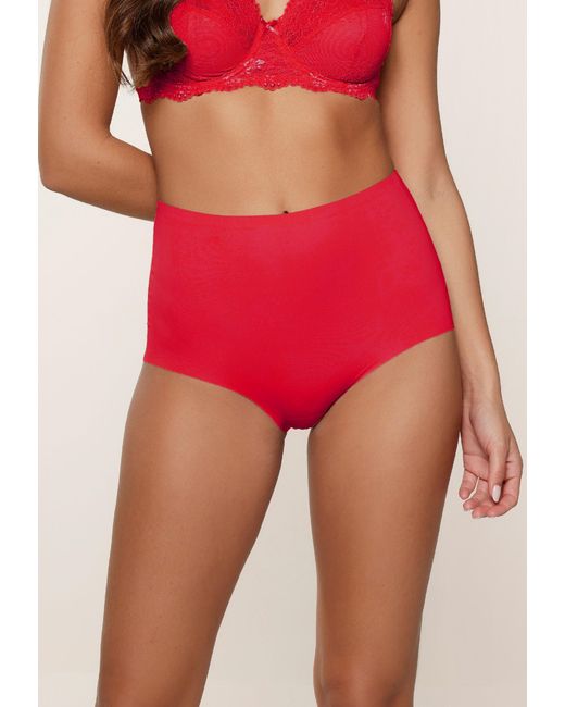 Lingadore 2-Pack Taille Slip in het Red