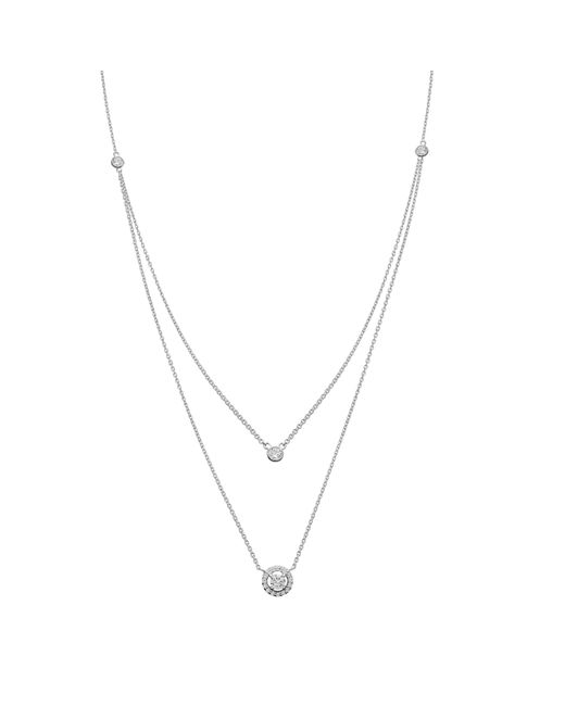 Orphelia Metallic 925 Sterling Necklace