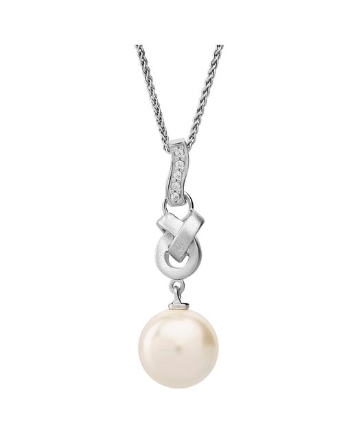 Orphelia Metallic 'Clara' 925 Sterling Chain With Pendant