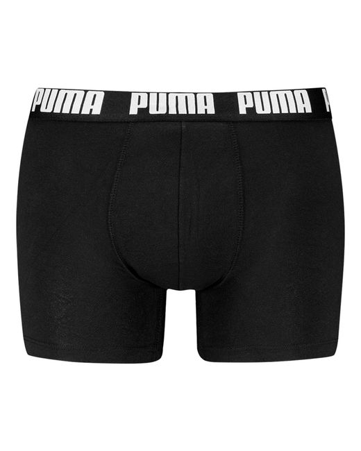 PUMA Basic Boxer 6P Ecom Boxershorts in het Black voor heren