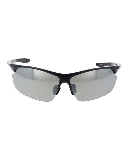 Champion Gray Blue Stainless Steel Sunglasses for men