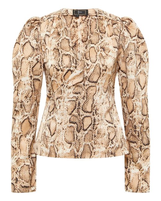 faina Blouse Nelice in het Natural
