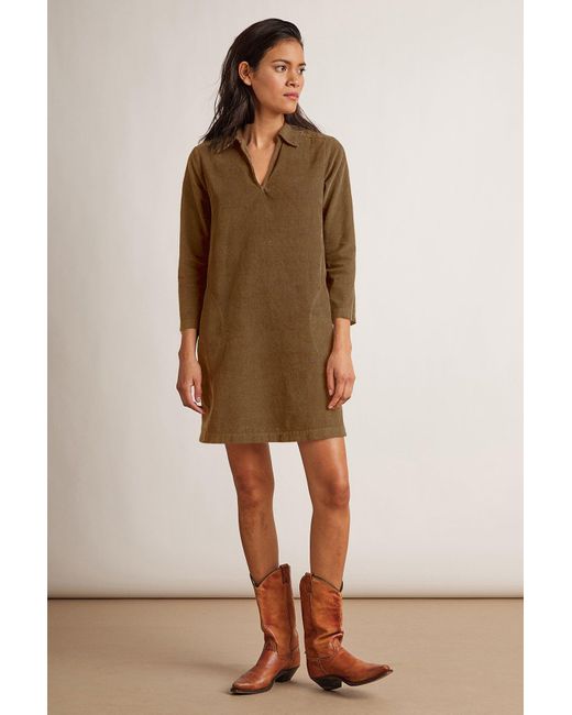 corduroy shirt dress