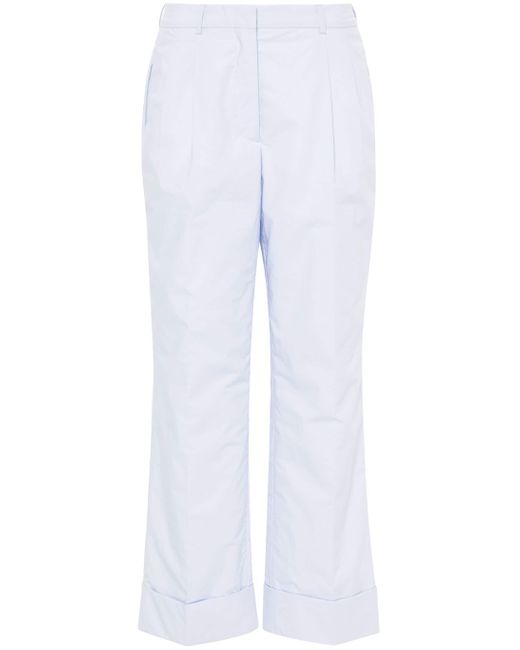 Pantalon droit Willow à taille haute Officine Generale en coloris White