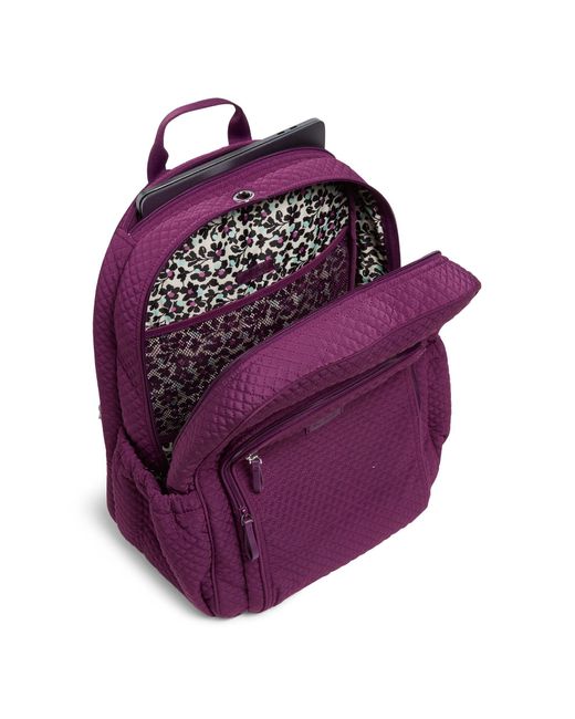 Vera Bradley Synthetic Iconic Campus Backpack in Purple Lyst