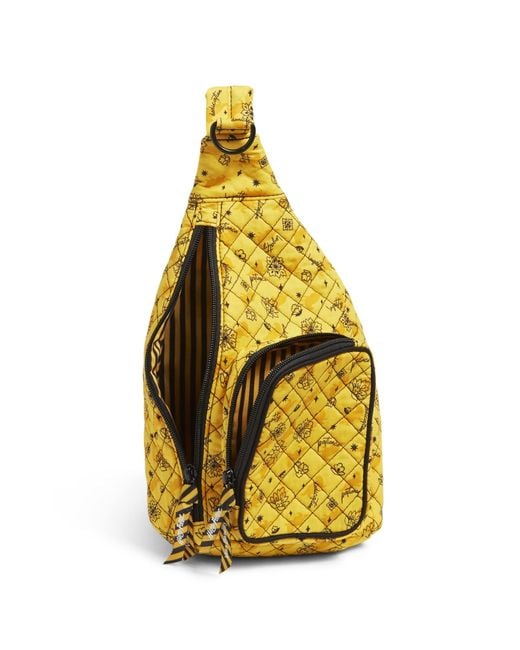 Vera Bradley Cotton Harry Pottertm Mini Sling Backpack in Yellow Lyst