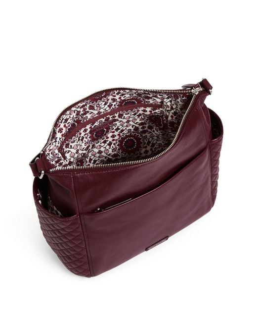 Vera Bradley Leather Carryall Shoulder Bag in Red Lyst