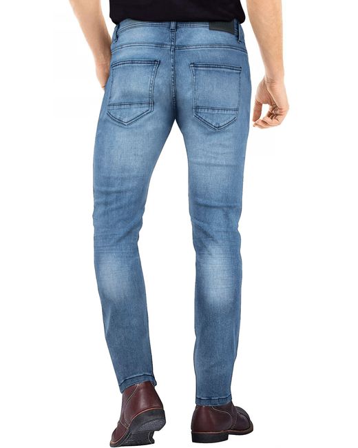 Xray Jeans Cultura Super Stretch Washed Denim Jeans in Blue for Men | Lyst