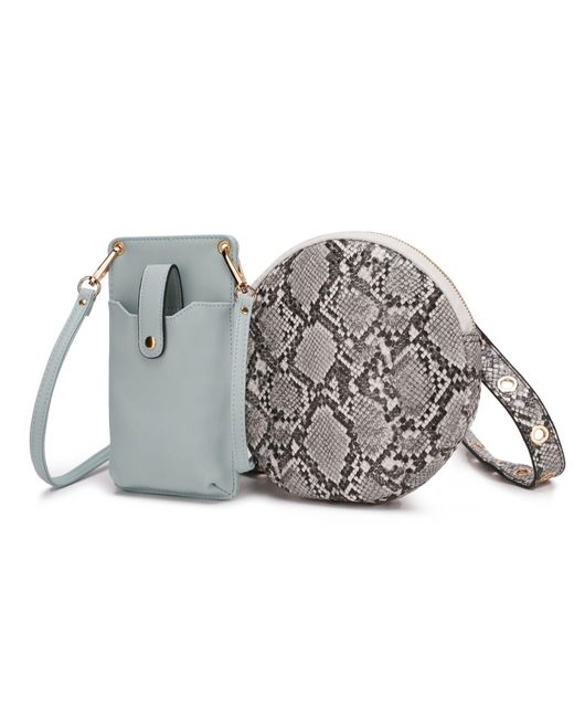 MKF Collection by Mia K Hailey Smartphone Convertible Crossbody Bag in Gray  | Lyst