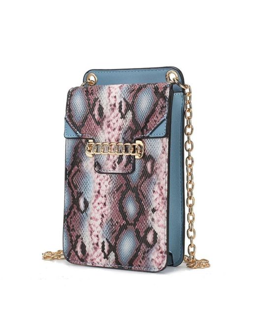 MKF Collection by Mia K Yael Snake Embossed Vegan Leather Phone