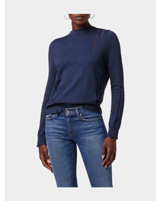 twisted back sweater